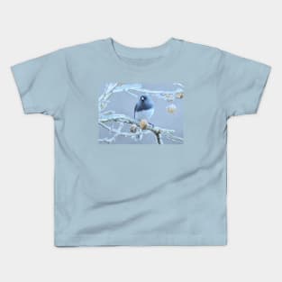 Junco  ~ after the ice storm Kids T-Shirt